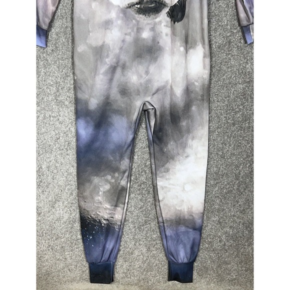 Rage On Long Sleeve‎ French Bulldog One Piece Pajamas Adult Size SM Small Medium - Picture 8 of 11